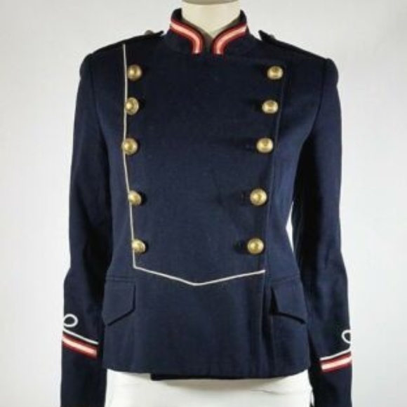 Isabel Marant Jackets & Blazers - ISABEL MARANT Etoile Navy Military Jacket - 4